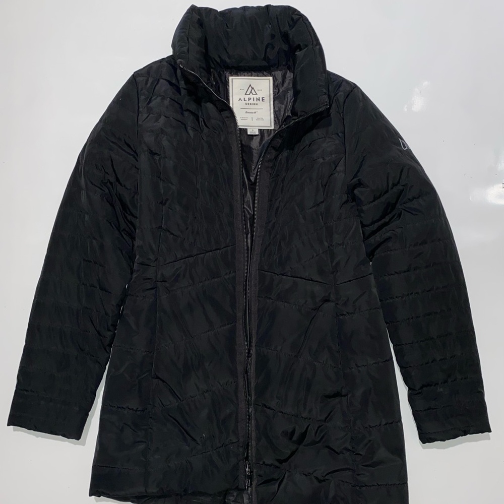 Alpine Women's Midnight Black Puffer Coat